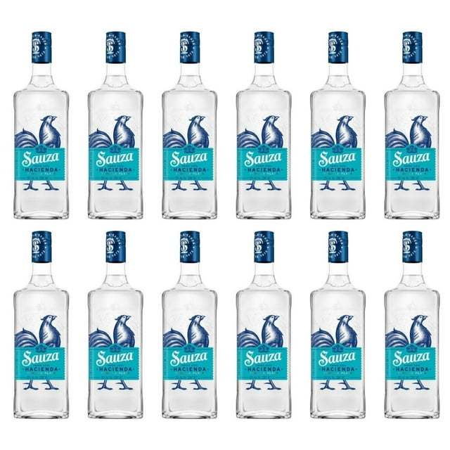 Pack de 12 Tequila Sauza Hacienda Plata 1 L
