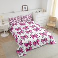 thumbnail image 3 of Erosebridal Princess Bowknot Bedding Full Comforter Set, Pink Ribbon Down Comforter, Cartoon Theme Decor, Ultra Soft 3pcs, 3 of 8