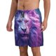 thumbnail image 2 of Balery Cool Lion Head Traje de Baño Estilo Hawaiano para Hombre, Shorts de Secado Rápido con Bolsillos-Large, 2 of 6