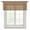 Brown, variant on Vintage Rattan Sheer Curtains Valances for Windows Minimalist Abstract Wicker Texture Brown Chiffon Kitchen Valances for Cafe, Voile Window Treatments Curtains for Living Room Bedroom, 54"x18"