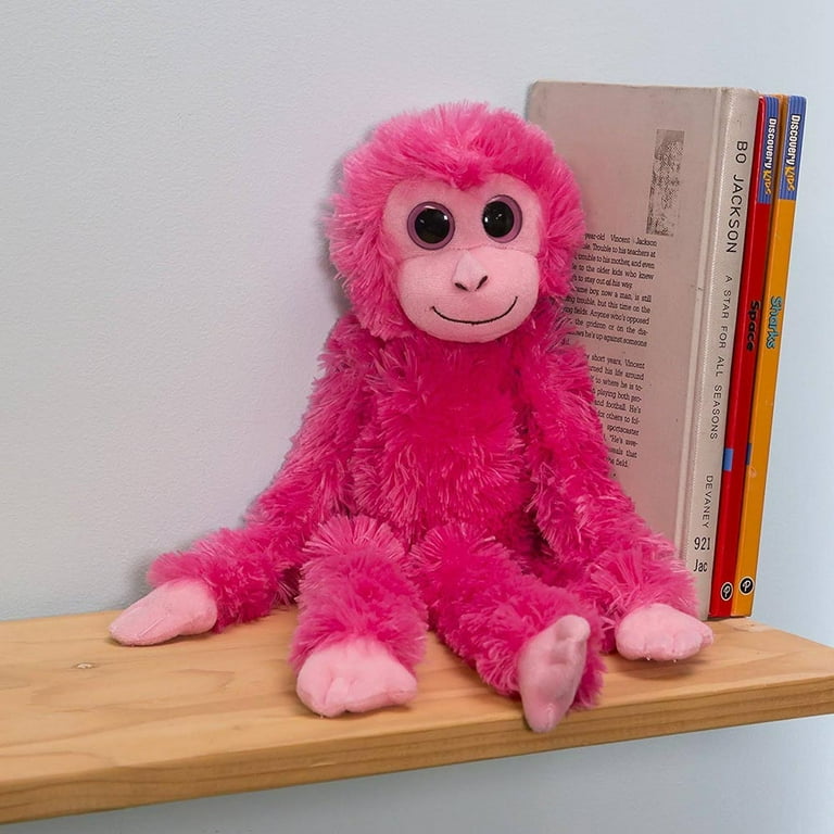 Pink monkey hotsell stuffed animal