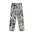 thumbnail image 6 of Balery Leopard And Zebra print Men's Pajama Pants,Ultra Lightweight Pjs,Lounge Pant-Small, 6 of 9