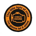 Custom Mechanic Car Driver Check Engine Light Spare Tire Cover for