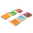 thumbnail image 4 of Libros Educativos De Tela Para Niños, Patrones Coloridos, Libro Suave Para Bebés, 6 Temas Diferentes Para Niños De Más De 1 Año Para Lectura Diaria Amonsee 6 piezas, 4 of 8