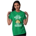 thumbnail image 4 of Live Every Day is Taco Tuesday Joke Men's Graphic T Shirt Tees Brisco Brands S, 4 of 6