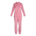 thumbnail image 3 of No Boundaries Micro Fleece Pajama Shirt and Pant set, 2-Piece, Sizes XS-XXL, 3 of 5