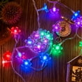 thumbnail image 4 of Christmas Thanksgiving Flower-Shaped LED String Lights - Multi-Color Flashing, Outdoor Camping & Xmas Stall Decor, Atmosphere Maker, 4 of 6