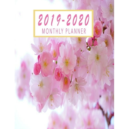 2019-2020 Monthly Planner: Two Year Calendar Planner - January 2019 - December 2020 Monthly Planner Schedule Organizer Agenda Planner Floral