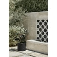 thumbnail image 5 of Veradek Mod Series 13" Plastic-Stone Short Planter - (Black), 5 of 9