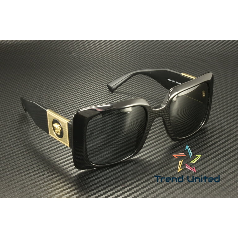 Versace, Womens Rectangle Sunglasses, VE 4405 GB1/87, Black 54mm