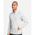 thumbnail image 2 of North End NE200 Men's Rhythm Waffle Quarter-Zip Pullover-Platinum-L, 2 of 6