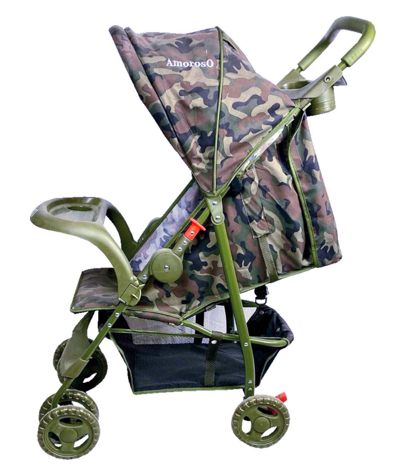 Lightweight Umbrella Stroller with Cup Holder, Army