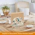 thumbnail image 6 of Yayeee Napkin Holder for Table Kitchen Paper Tissue Organization, Beige Whimsical Leaves, 6 of 8