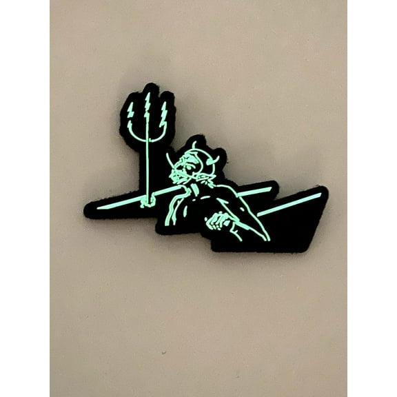 VAQ-144 Main Battery PVC Glow Patch- With Hook and Loop, 4"