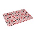 thumbnail image 5 of Salouo Cute ladybugs red Pattern Outdoor Indoor Sturdy Doormats 16’’×24’’, Anti Fatigue Soft Flannel Thick Door Mat,Non-Slip Rectangle Rug Cushion, 5 of 7