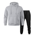 thumbnail image 2 of Unisex Tracksuits 2 Piece Sets Fall Winter Hoodies Jogging Sweatshirts and Joggers Casual Athletic Sportwear 3XL, 2 of 6