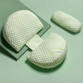 thumbnail image 1 of Almohada de embarazo en forma de cuña, cómoda almohada de cuerpo completo ajustable, almohada de apoyo para mujeres embarazadas, 1 of 5