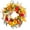 Design 6, variant on Fall Wreath Decoration Thanksgiving Front Door Decor Artificial Rustic Leaf Wreath Farmhouse Floral Home Wall Window Festival Wedding Décor 16" Design 3