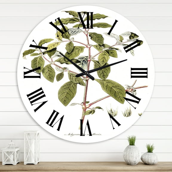 Designart 1 in Quartz Traditional Wall Clock