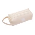 thumbnail image 1 of Estuche Oxford para lápices con asa, estuche doble para bolígrafos, bolsa de papelería para estudiantes y personas que se desplazan a diario. Organizador de artículos de papelería., 1 of 8