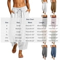 thumbnail image 4 of Taqqpue Women Oversize Pants Drawstring High Elastic Waistbant Boho Palazzo Pants Loose Fit Lounge Pants Solid Color Straight Wide Leg Pants with Pockets for Women, 4 of 9