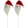 thumbnail image 3 of Northlight Set of 2 Plush Santa Claus Christmas Picks 18", 3 of 6