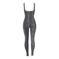 thumbnail image 3 of DHFJKG Workout Jumpsuits For Women Leopard Sleeveless Square Neck Fitness Sports One Piece Outfits Yoga Clothes Tummy Control Versatile Onesie, 3 of 3