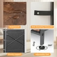 thumbnail image 3 of Fairy Tall Dresser with 7 Fabric Drawers, Bedroom Storage Organizer for Closet, Entryway, Hallway, Rustic Brown, 3 of 6