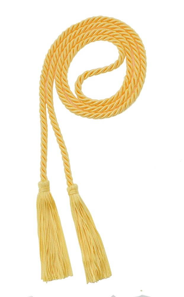 Graduation Honor Cord MAIZE Every School Color Available Made in