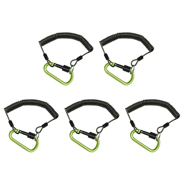 Mosiee Heavy Duty Fishing Missed Rope Antilost Spiral Spring Lure Pliers Wire Rope