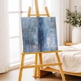 thumbnail image 6 of Canvas Wall Art Blue Abstract Canvas Art Print Vintage Graffiti Pictures Wall Decor for Living Room Bedroom Artwork Decorations Stretched Framed Ready to Hang 12"x12", 6 of 8