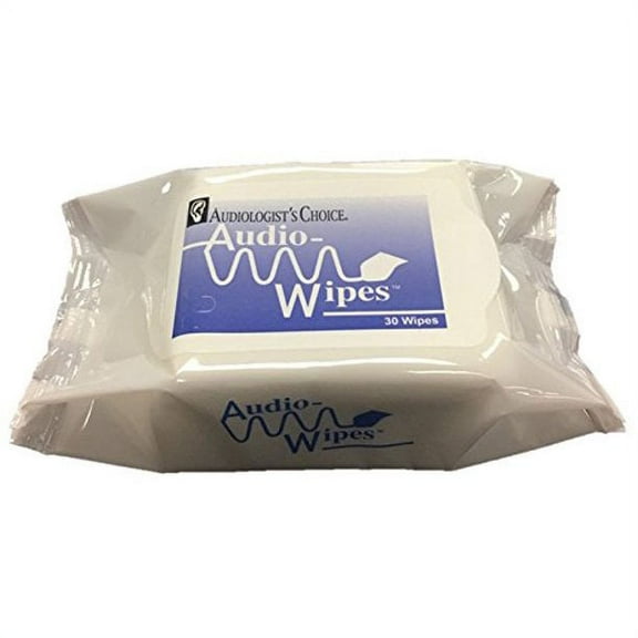 Audiowipes Towelettes Portable Pouch - by Audiologist's Choice