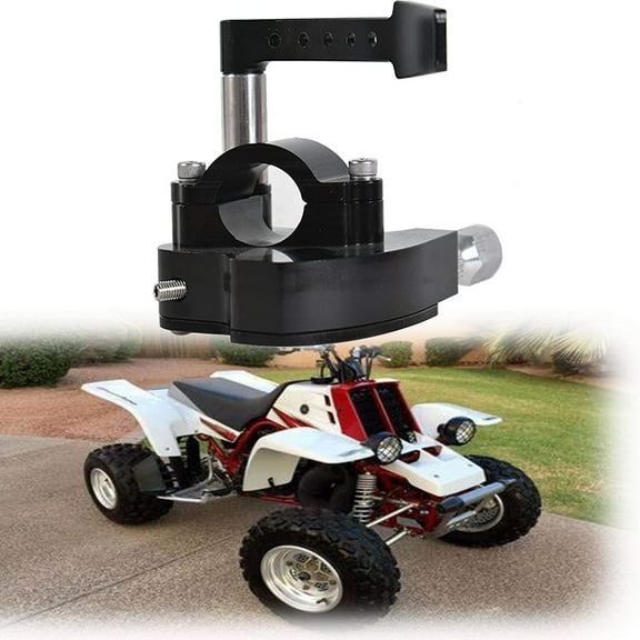 EPOTOOR Billet Throttle Thumb Assembly Replacement for YAMAHA Banshee Raptor 350 660 700 Black