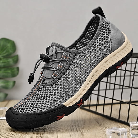 Product Title: Slip-On Mesh Outdoor Walking Shoes