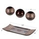 thumbnail image 4 of Set de bandejas y bolas Creative Scents Dublin Brown Resin, 4 of 9