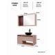 thumbnail image 5 of Combo Gabinete para Baño con Ovalín y Monomando + Botiquín con Espejo, Mueble Moderno con Amplio Almacenamiento, Diseño Elegante., 5 of 5