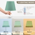 thumbnail image 4 of Green Blue Desk Lamp LED Table Nightstand Lamps with 3 Color Temperatures for Home Bedroom Living Room Decor 8x12, 4 of 8