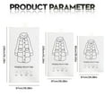 thumbnail image 2 of FUYPSE 2026 New Arrivals Home Textile Storage Furniture Pack of 3 Hanging Vacuum Bags for Clothes Extra Thick PA + PE Material Double Zip Seal 360° Hooks Saving, 2 of 5