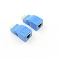thumbnail image 3 of cpengpj 2Pcs Blue 1080P HDMI Extender Single Cable HDMI to RJ45 Over 5e/6 Network LAN Ethernet Adapter, 3 of 8