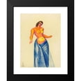 thumbnail image 2 of Karl Wiener 14x18 Black Modern Framed Museum Art Print Titled - Female Half Act II (1942), 2 of 5