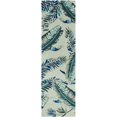 thumbnail image 1 of Tapis de Laine Gris/bleu de 39 X 63 Po, 1 of 1