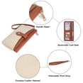 thumbnail image 6 of GAEKEAO Wristlet Wallets for Women Rfid Blocking Vegan Leather Card Phone Holder with 10 Card Slots 2 ID Window, 6 of 8