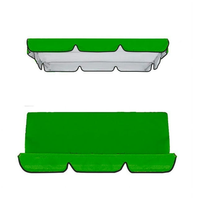 XmhyTop-A Housse de Balançoire, Auvent Imperméable pour Balançoires de Porche Auvent de Balançoire, Auvent de Remplacement Auvent de Balançoire de Porche pour Protection de Meubles d'Extérieur, Vert