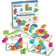 Learning Resources STEM Explorers Brainometry - 34 Pieces, Easter Toys for kids, Ages 5+ STEM Toys for Kids, Brain Teaser Toys and Games, Kindergarten Games