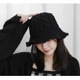 thumbnail image 3 of CoCopeaunts Women Soft Knit Bucket Hat Solid Color Bucket Hat Autumn Winter Knit Beanie Fisherman hat, 3 of 7