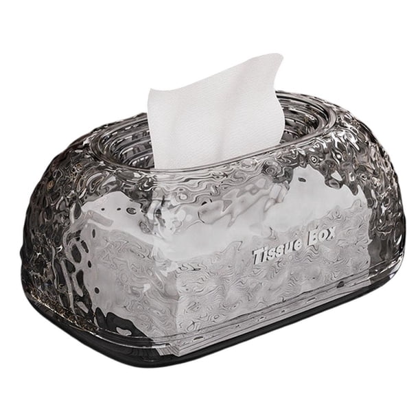 Elegante caja de pañuelos con patrón de glaciar: ¡espaciosa, a prueba de humedad y fácil de rellenar!