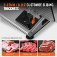 thumbnail image 4 of Meat Slicer Electric Food Slicer Stainless Steel Blade And Blade Guard Adjustable Thickness For Home Use ,Wear Resistant, 4 of 7