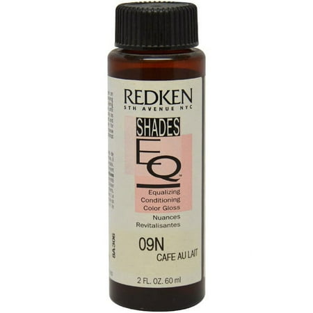 Redken Shades EQ Hair Color Gloss 09N - Cafe Au Lait for Women, 2 fl oz