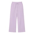 thumbnail image 5 of XFeng Women Wide Leg Sweatpants High Waist Drawstring Casual Pants, 5 of 5
