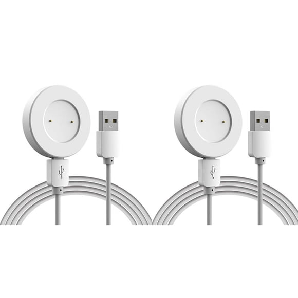 2X Magnetic Fixed Charging Cradle for Watch Gt & for Watch Magic Smart Watch Charger + USB Charging Cable,2PCS Charger 2PCS USB to Type C Cable,white